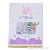 Baby Liberty 3 Piece Baby Flatware Set in Gift Box Made in USA - B01BPDCRQ0